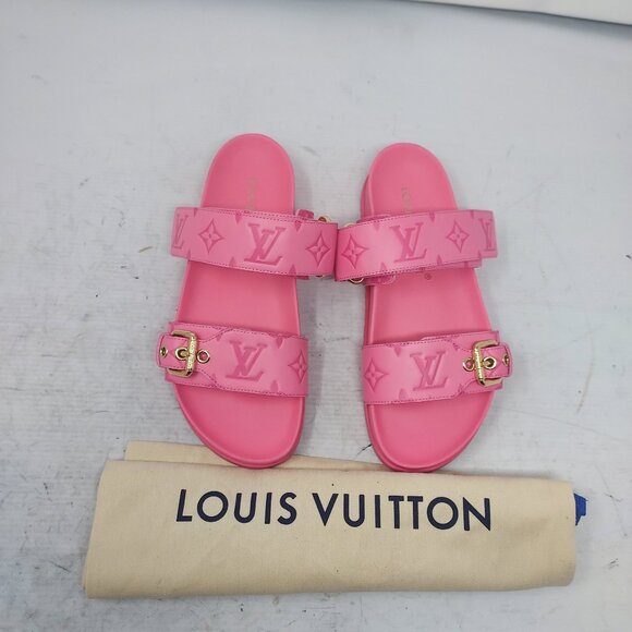 Louis Vuitton Pink Sandals - Picture 1 of 13